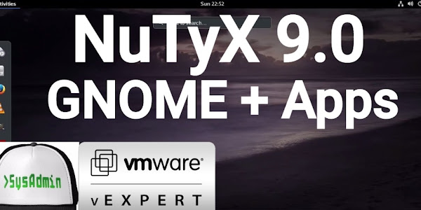 NuTyX Linux 9.0 Installation with GNOME Desktop and Apps on VMware Workstation