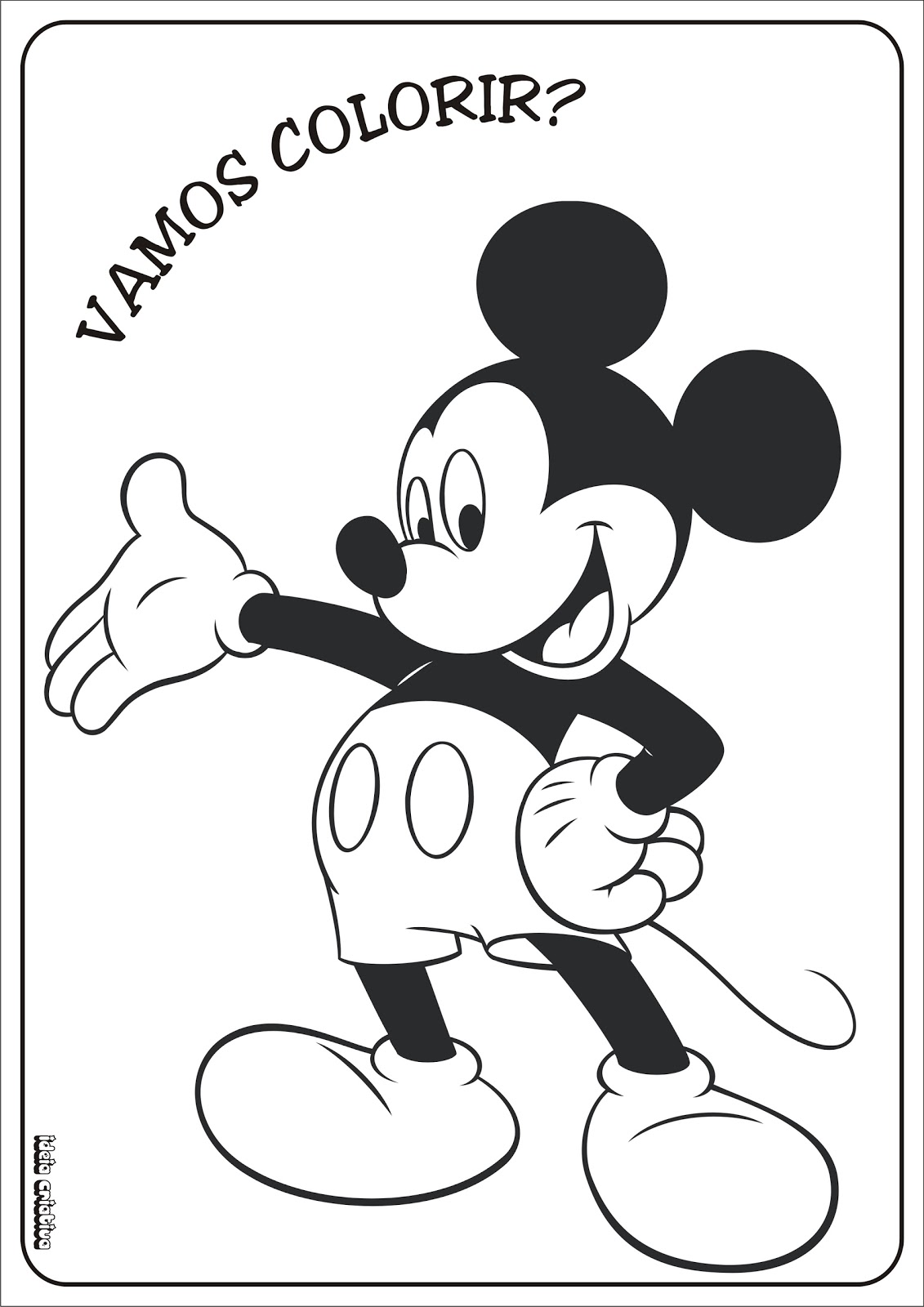 Featured image of post Desenhos Da Minnie E Mickey Para Colorir Desenhos para colorir desenhos da disney para colorir