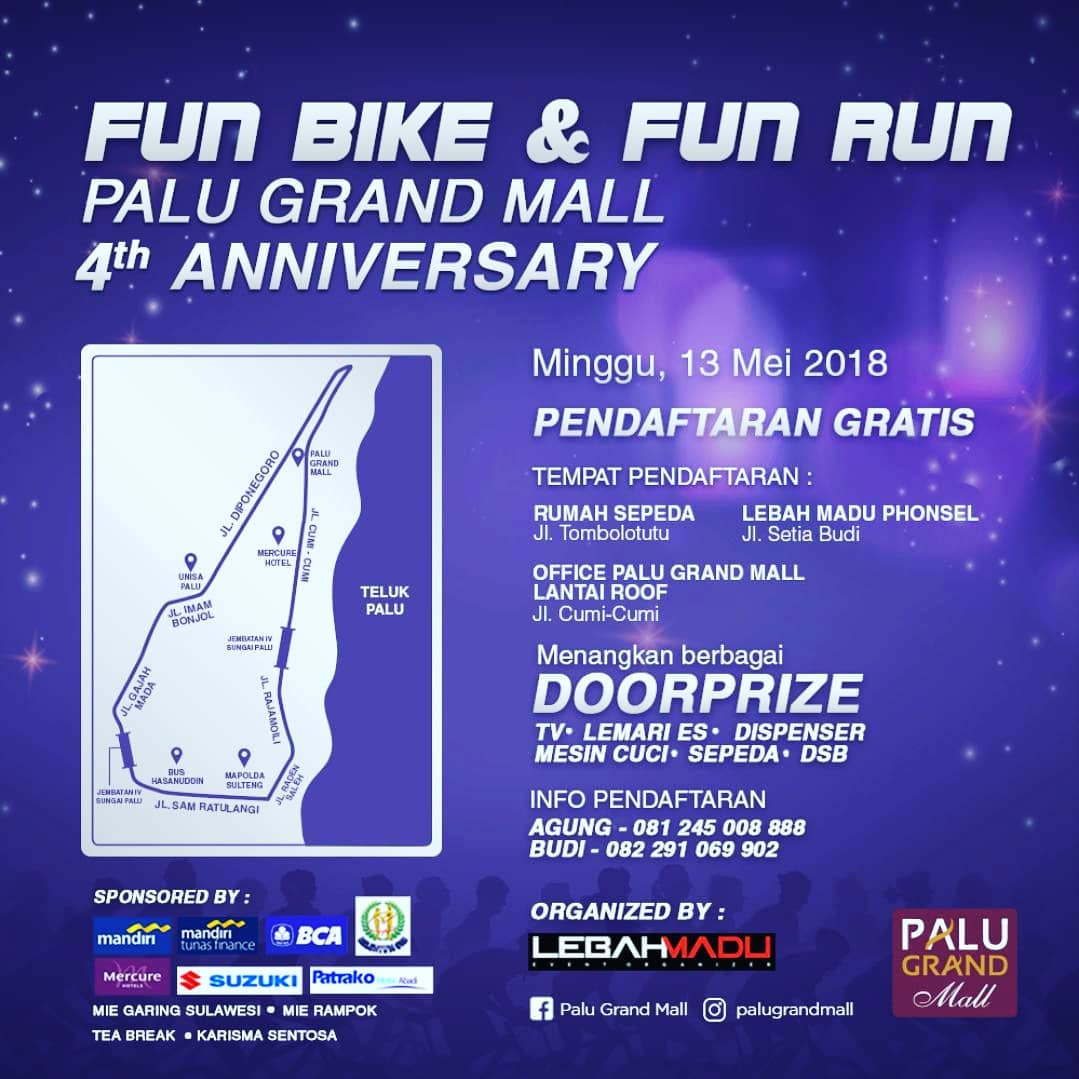 🔍 Palu Grand Mall Fun Bike & Fun Run • 2018 Palu Grand Mall Fun Bike & Fun Run • 2018