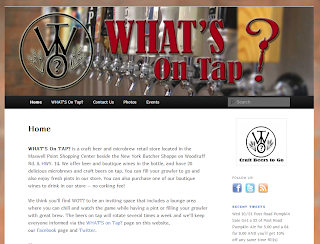 What's On Tap website