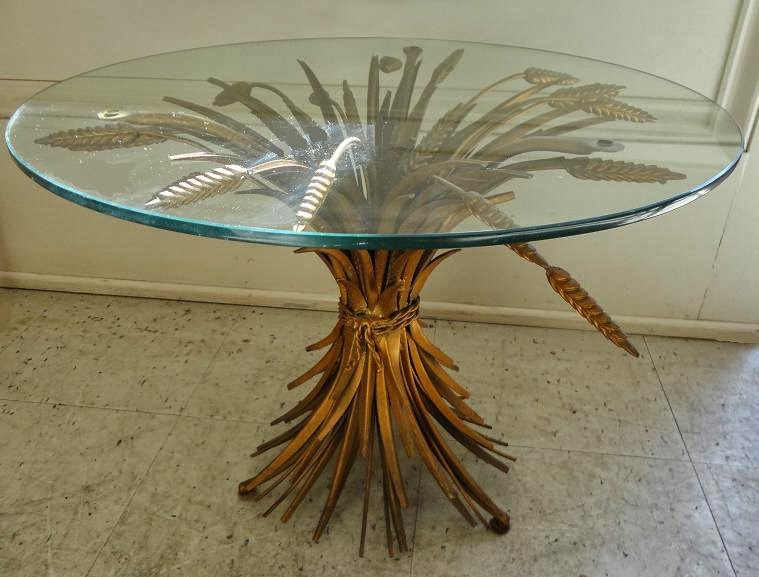 MICHAEL THOMAS Pair of Wheat Sheaf Tables