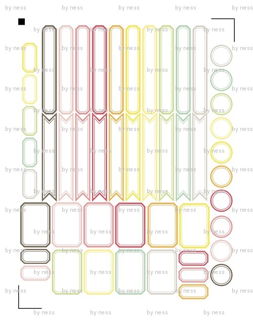 By Ness: Free Printables - Labels