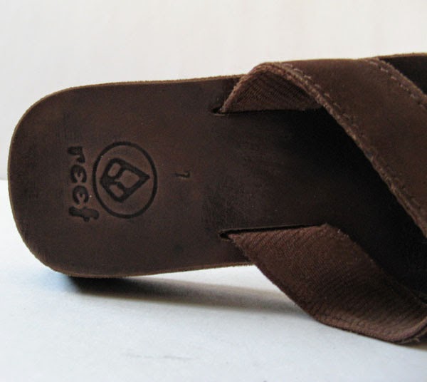 ... : REEF BUTTER BROWN LEATHER THONG FLIP FLOP SANDALS WOMENS SIZE 8
