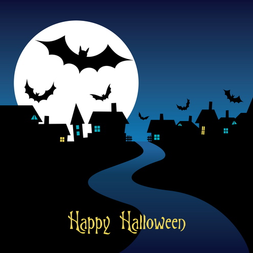 Full moon Halloween Hd Desktop background images and Pictures