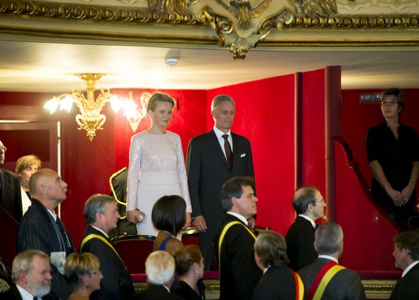 Crown Prince Philippe and Crown Princess Mathilde attended the official reopening of the Theatre Royal in Liege