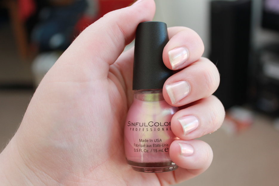 Rachael is not wowzie Sinful Colors nail polish Review Just You Wait