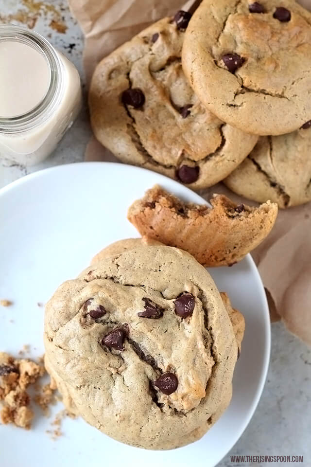 Soft Peanut Butter Cookie Recipe with No Flour (Gluten-Free & Dairy-Free)