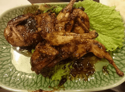 Spicy Quail with Black Pepper Sauce