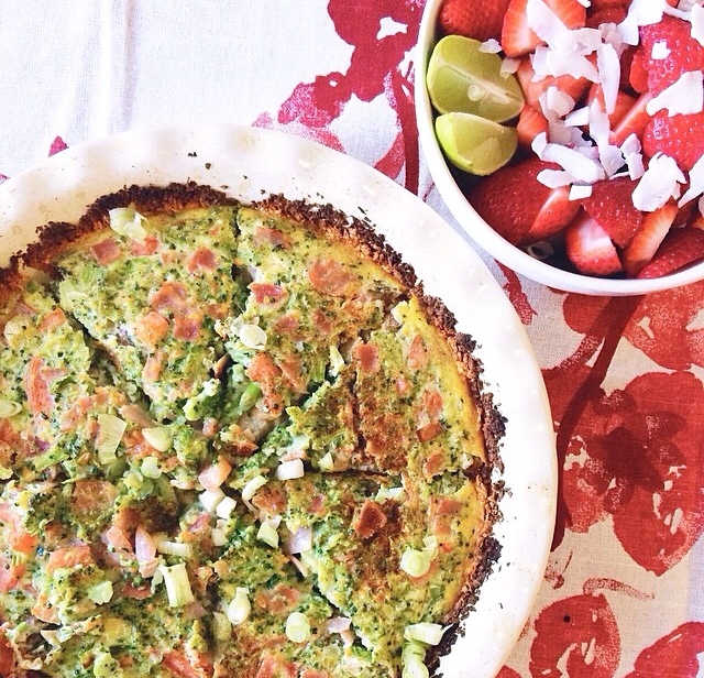 THE EAT YOUR HEART OUT DIET Whole30 Recipe // Broccoli Ham Quiche in