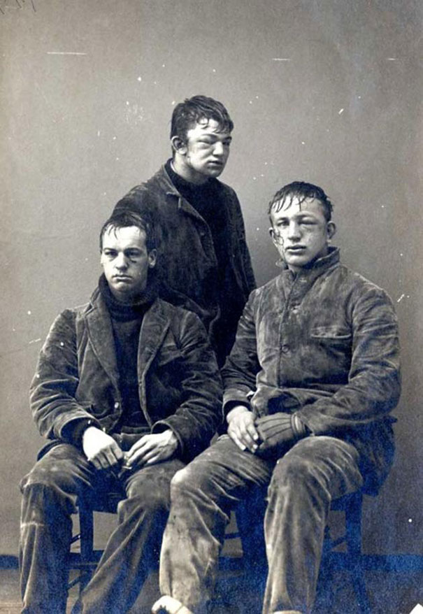 Princeton students after a freshman vs. sophomores snowball fight, 1893 Princeton students after a freshman vs. sophomores snowball fight, 1893
