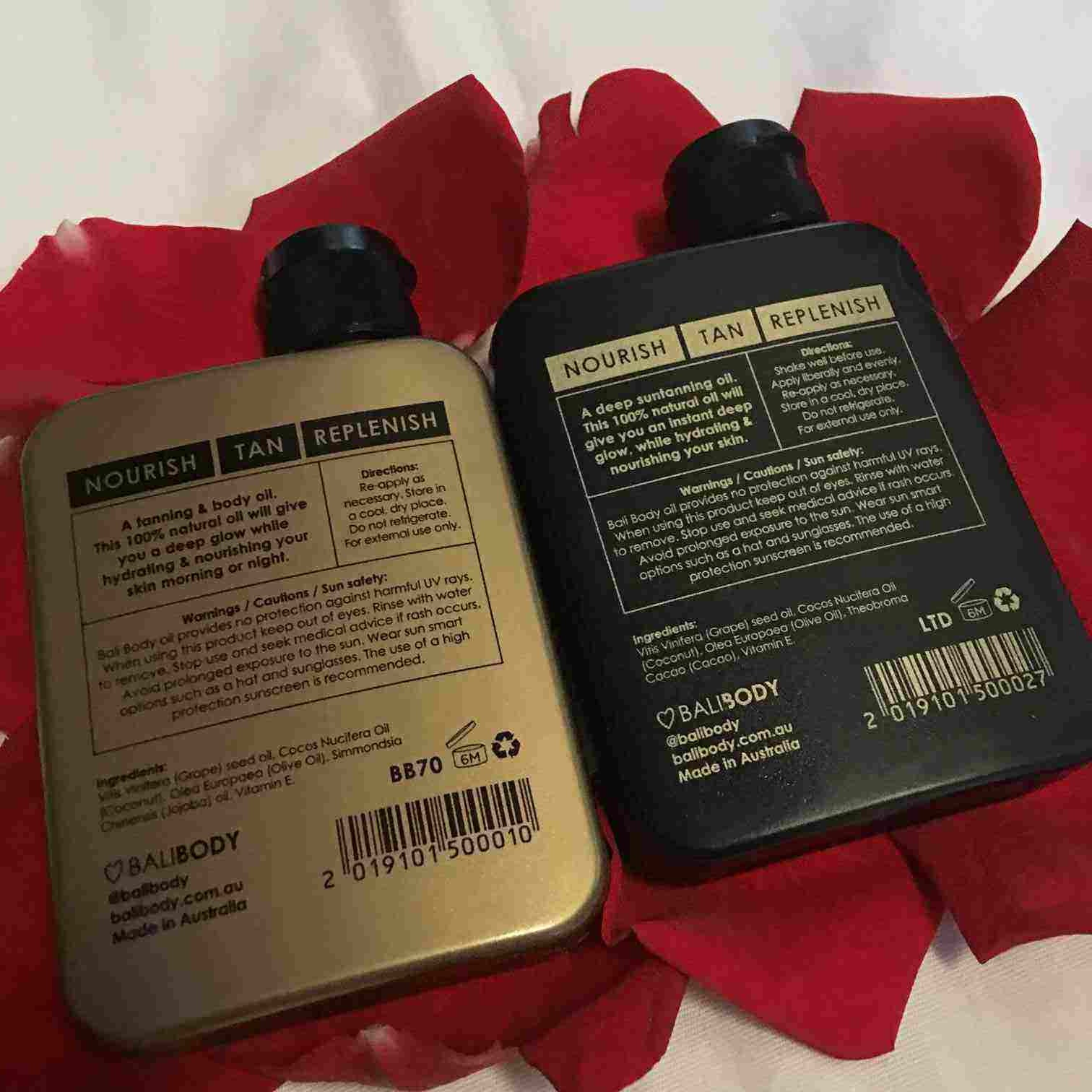 Runnergirl Training Product Review Bali Body Tanning Oils