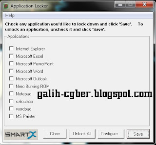 Galih-Cyber | Cara Mengunci Program/Software Pada Windows