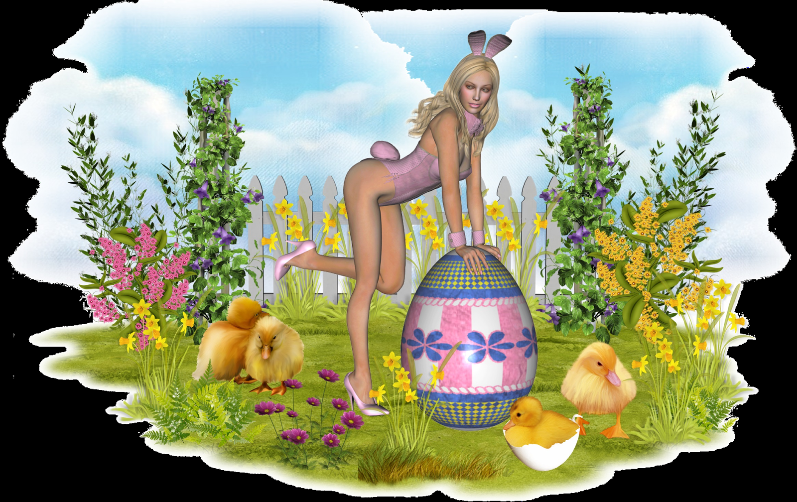 Adult easter gif