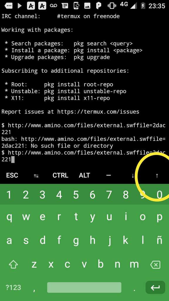 Termux swf crear un virus rompe sistema Android