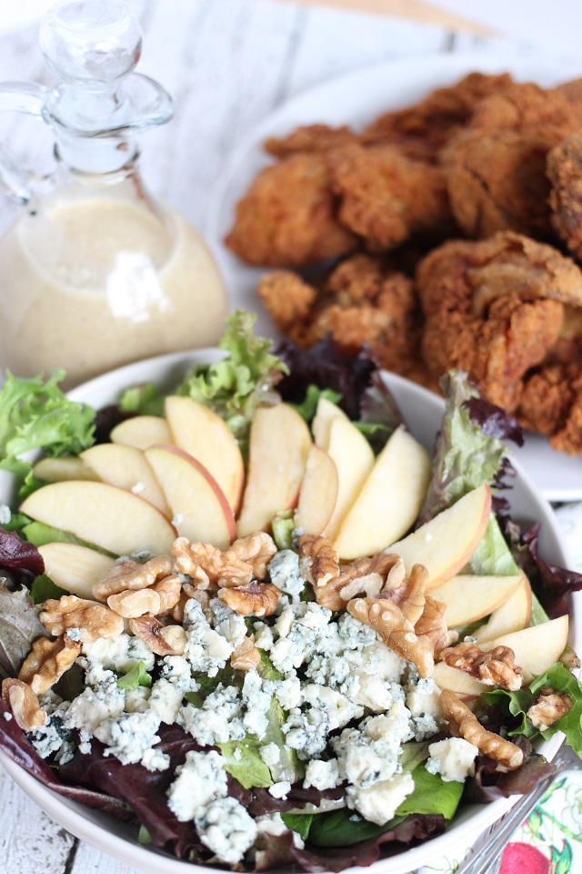 Apple, Blue Cheese & Walnut Salad Recipe Mama Loves Food