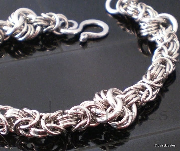 daisykreates: Byzantine Side Knots Bracelet
