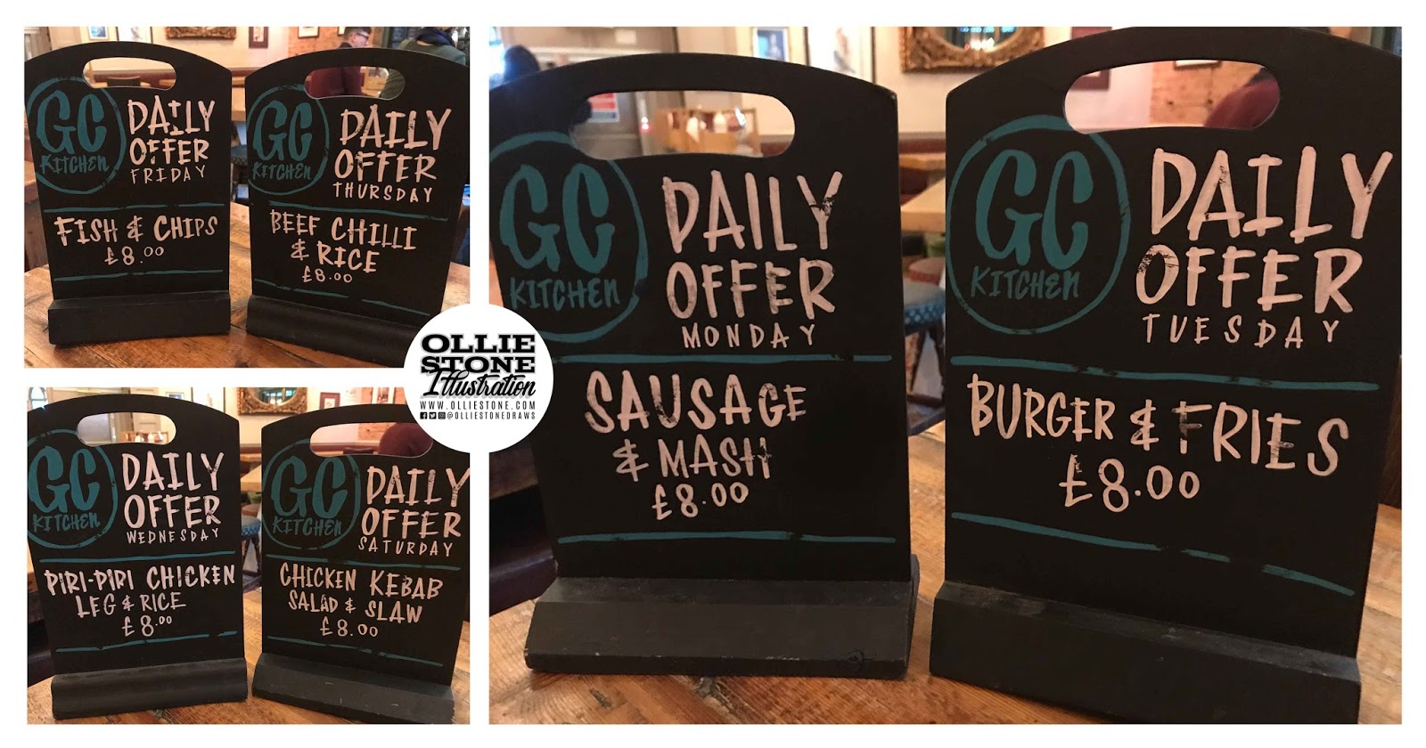 Chalkboard Sign Writer by Ollie Stone