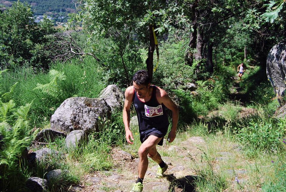Manuel Merillas, junto a Jessed Hernández y Dani García, en el Maratón Alpino. /TRAILCYL Manuel Merillas, junto a Jessed Hernández y Dani García, en el Maratón Alpino. /AMZ