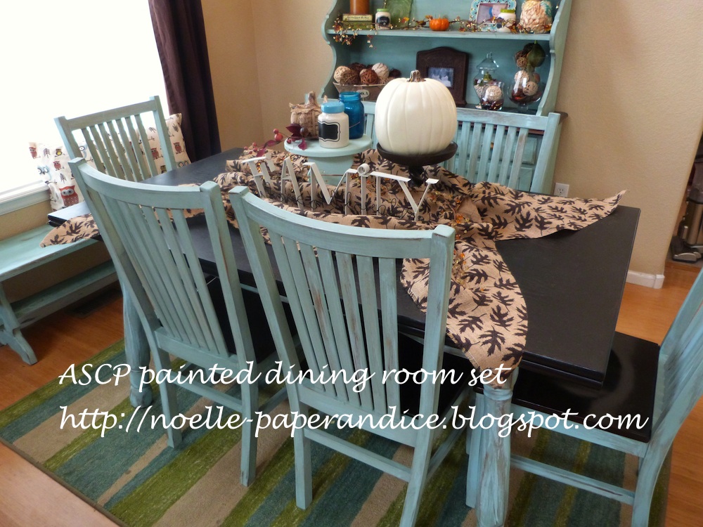 Paper Ice My New Chalk Painted Dining Room Set