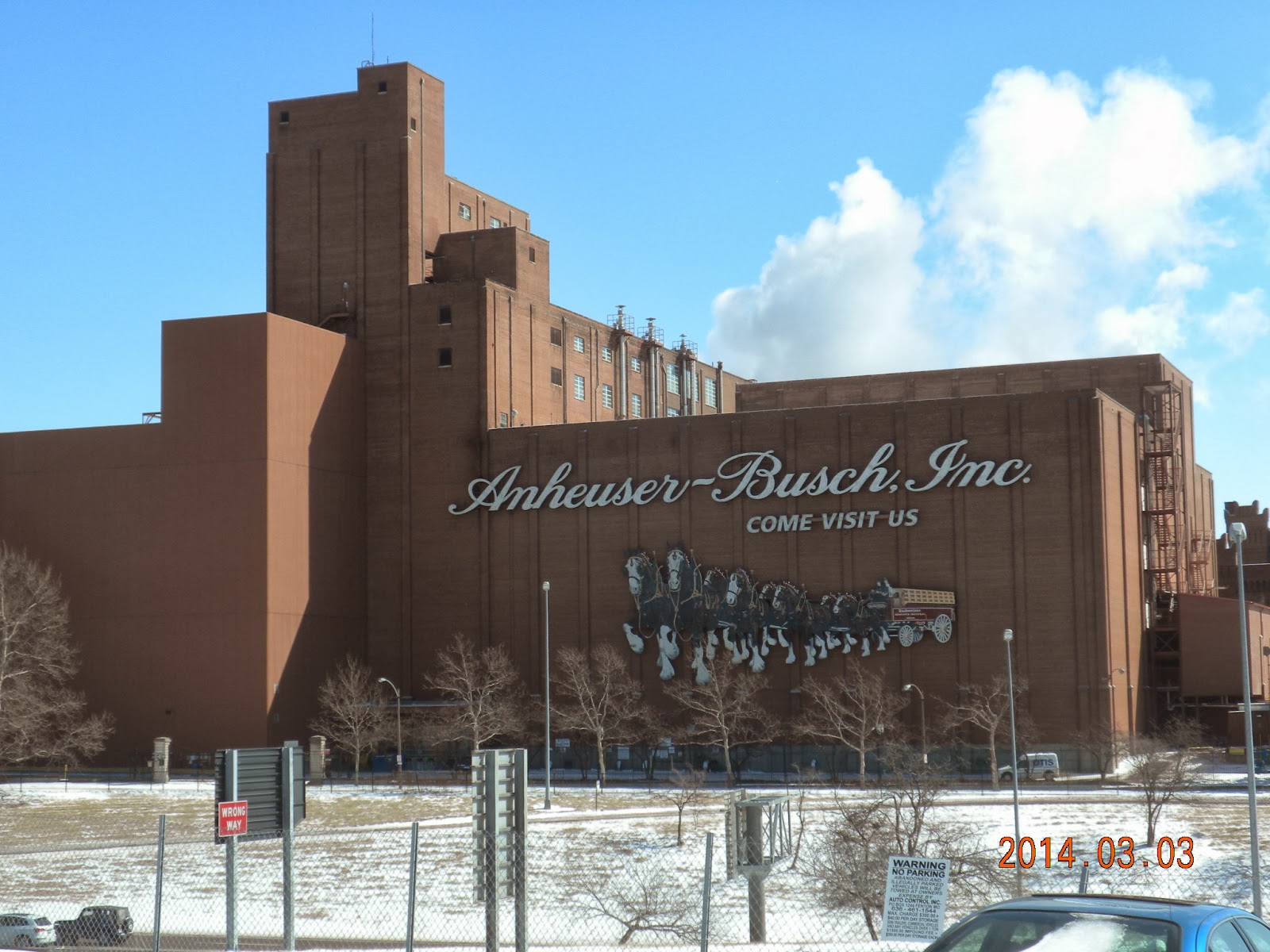 Don's trip through the U.S. and beyond. Budweiser Brewery Tour St. Louis