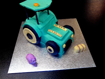 Plus de 400 gateau tracteur bleu 123726-Gateau tracteur bleu