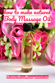 How to make natural body massage oil with essential oils