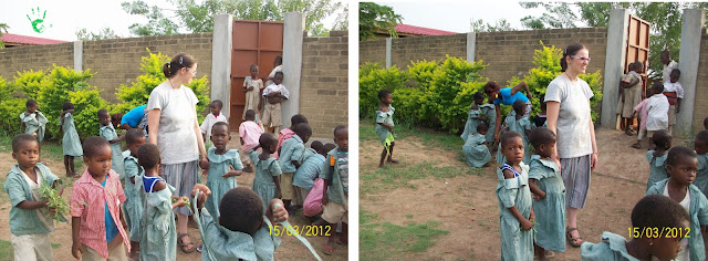 I bambini della scuola togolese della MISSIONE di Atchanvé