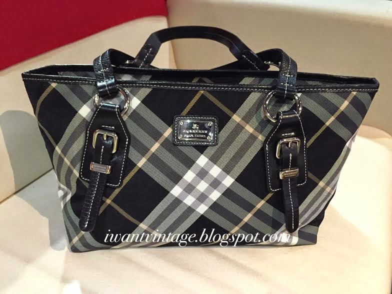 I Want Vintage Designer Handbags Burberry Blue Label Top Burberry Blue Label Top Handle Bag Black