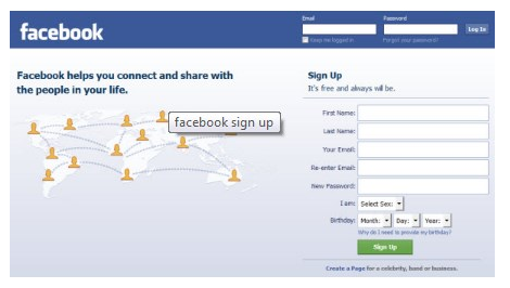 Fcebook com login