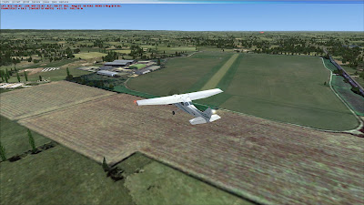Flyover of Thame airfield Flyover of Thame airfield on FSX