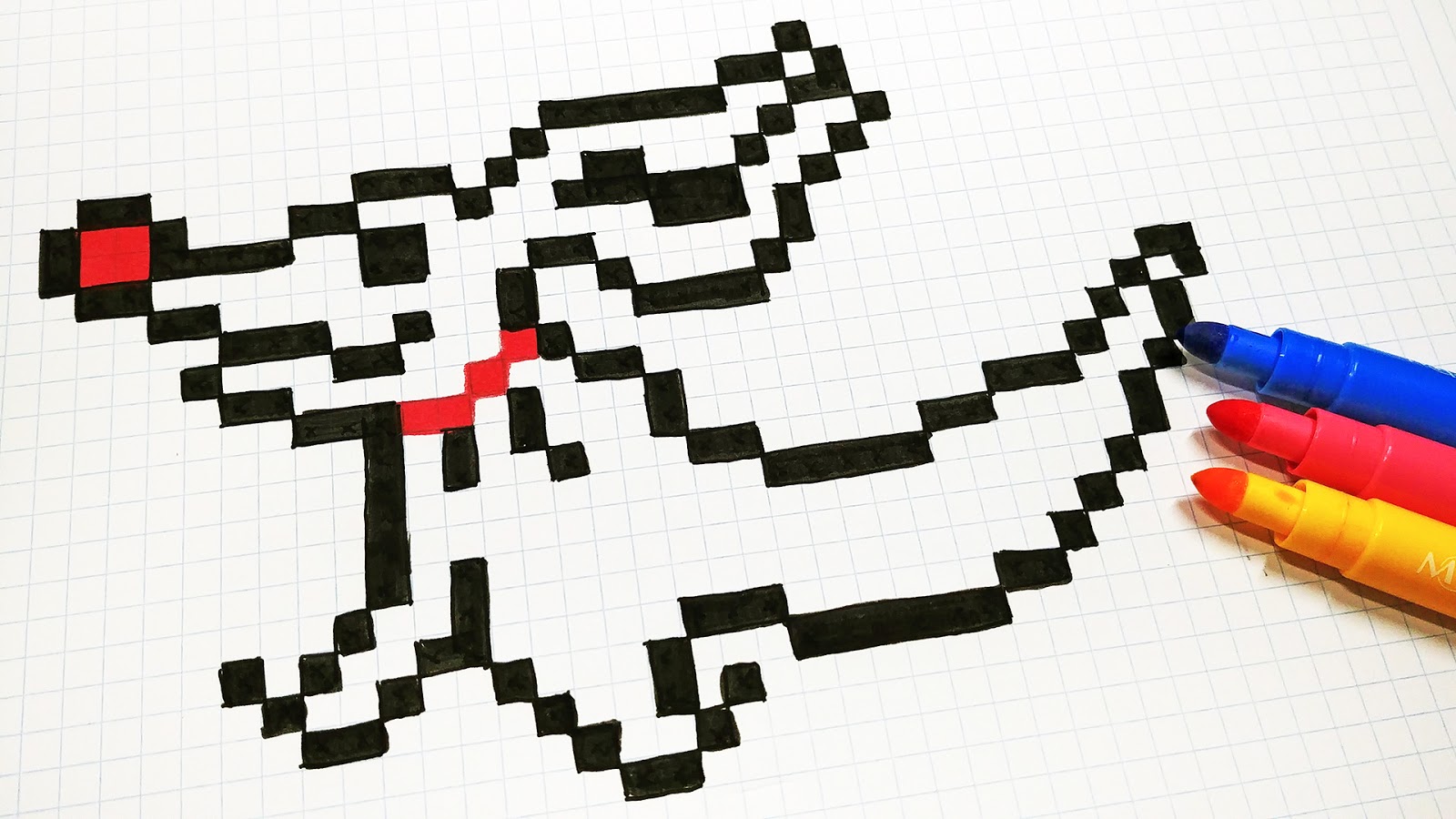 Halloween Pixel Art How To Draw Zero From The Nightmare Before Christmas Pixelart halloween pixel art how to draw zero