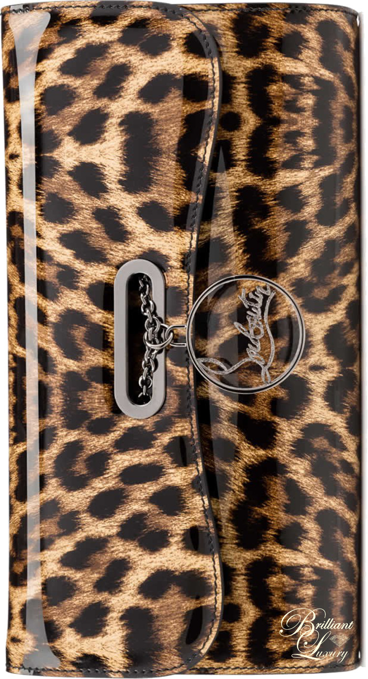Brilliant Luxury by Emmy DE ♦ Christian Louboutin 'Riviera' Clutch Leopardino