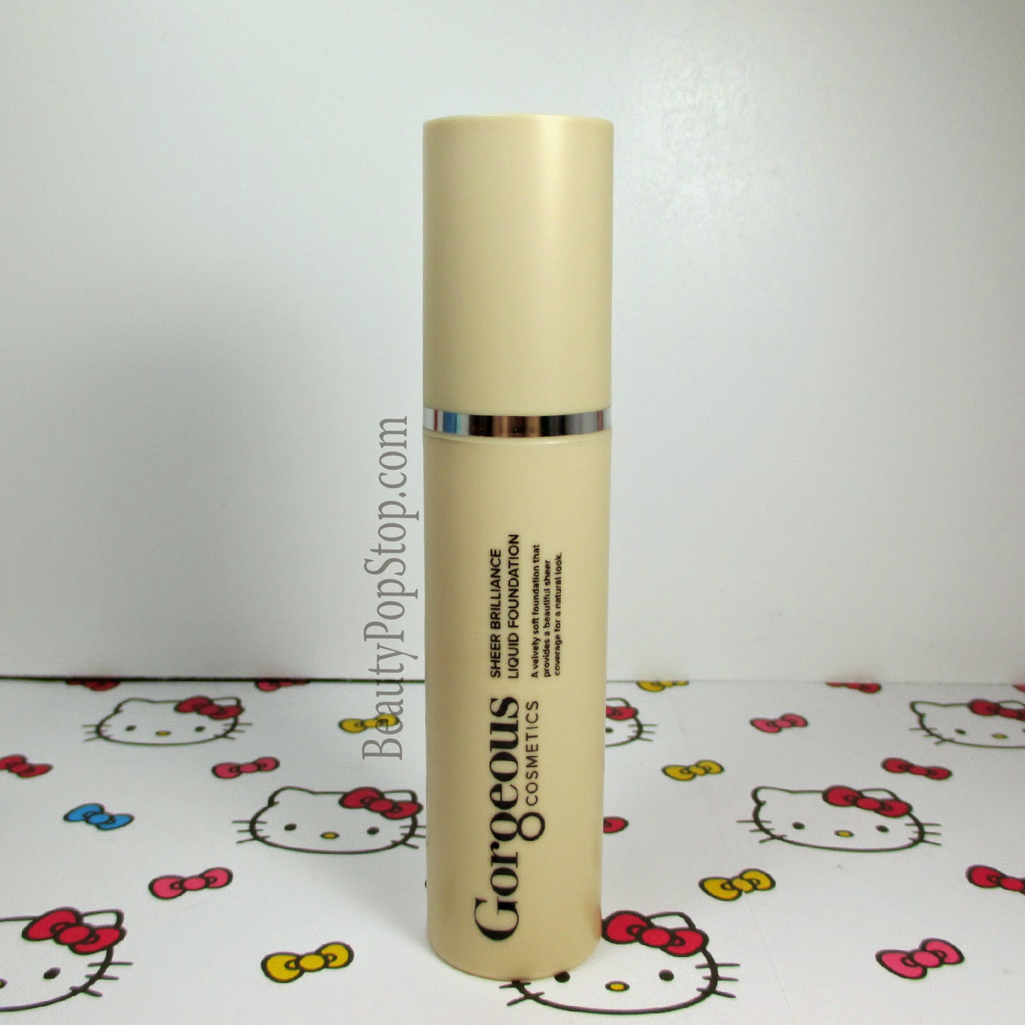 gorgeous cosmetics sheer brilliance liquid foundation in 1n-sb review