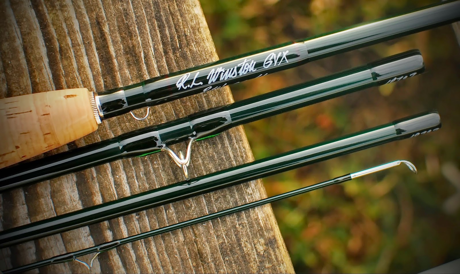Handcrafted graphite and fiberglass fly rods R.L. Winston GVX