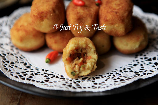 resep kroket kentang isi ayam dan wortel