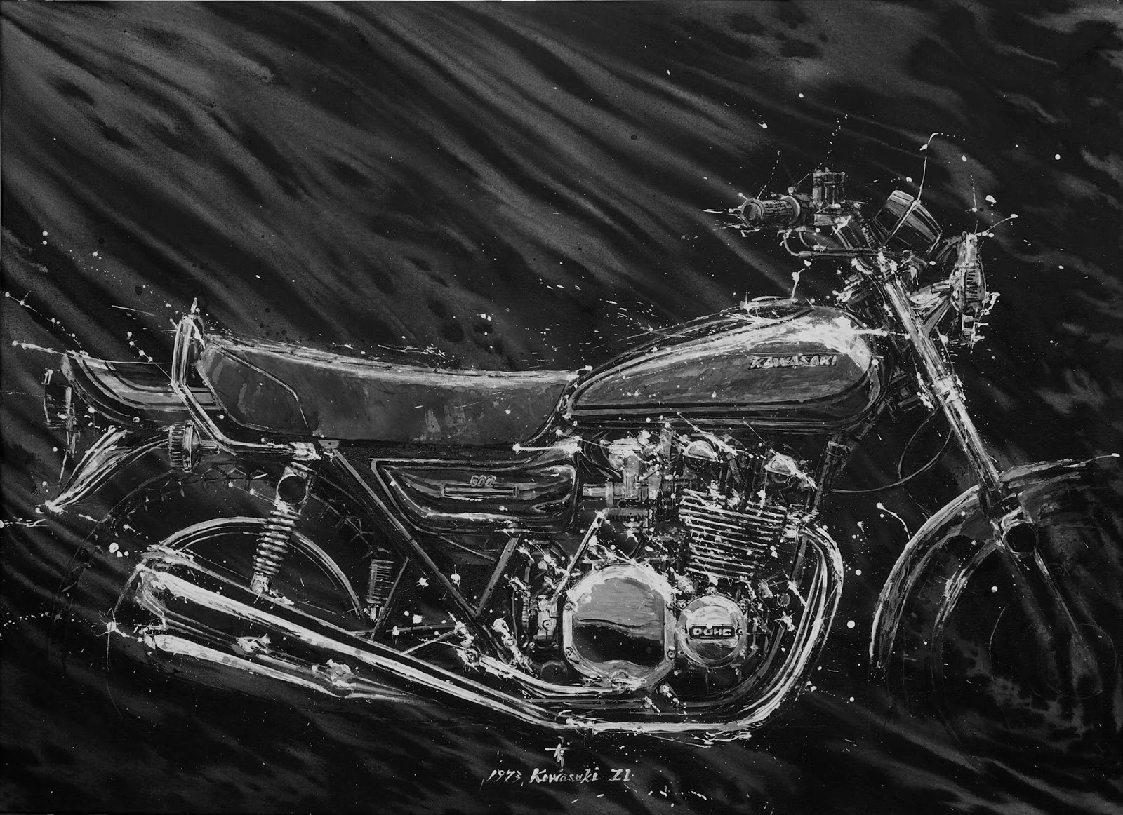 Motogrrl by Makoto Endo RocketGarage Cafe Racer Magazine