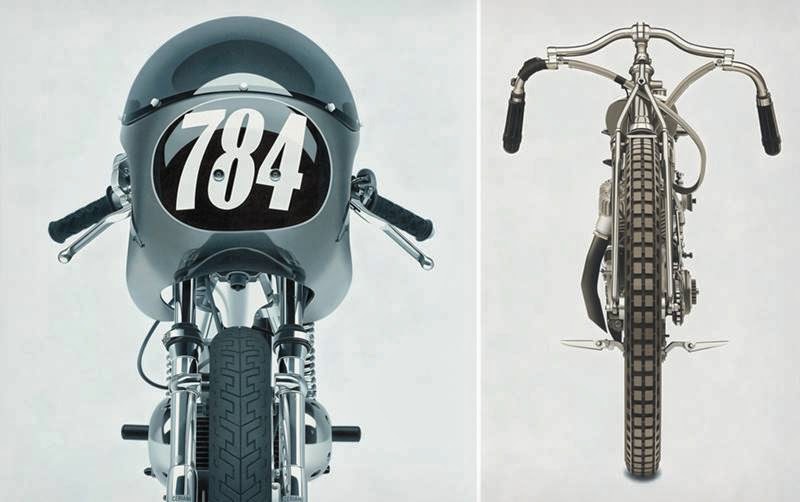 William Fisk’s Photorealistic Motorcycle Paintings