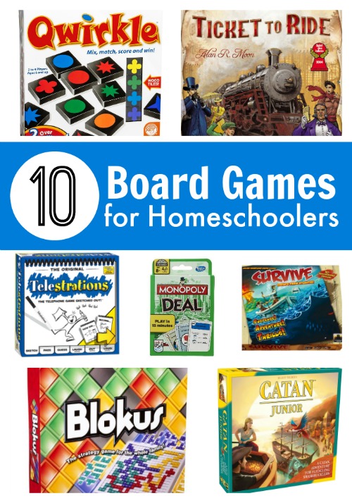 The Unlikely Homeschool 10 Board Games for Homeschoolers