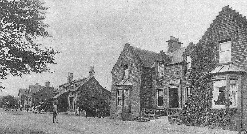 Tour Scotland Old Photograph The Inn Abington Scotland