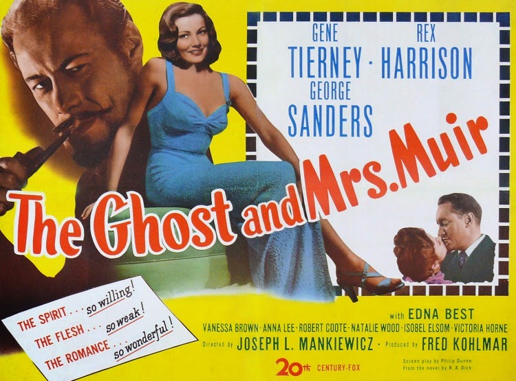 A Vintage Nerd, Retro Lifestyle Blog, Retro Fashion Blog, Classic Film Blog, Classic Ghost Movies, The Ghost and Mrs. Muir