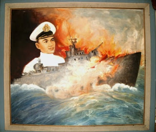 Laksamana Muda Yos Sudarso gugur dalam Peristiwa Pertempuran Laut Aru dan diperingati dengan Hari Dharma Samudera setiap Tanggal 15 Januari