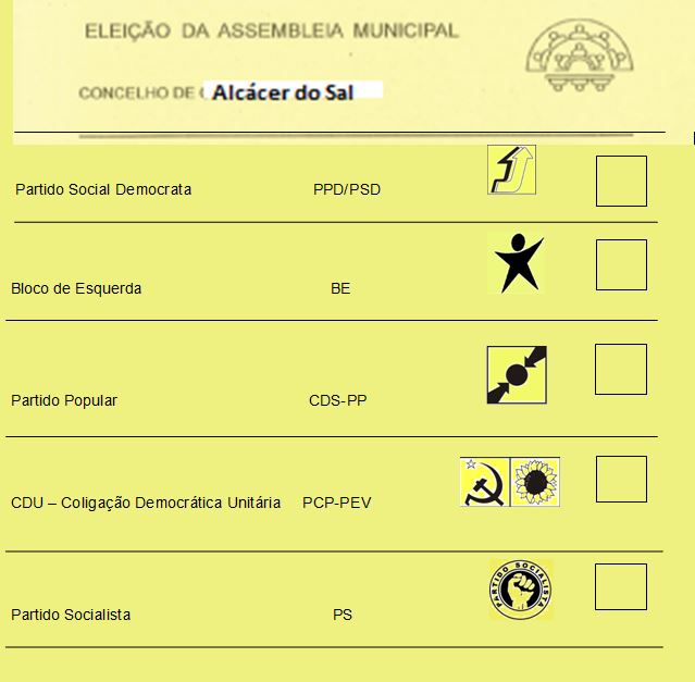PEDRA NO CHINELO Tudo o que sempre quis saber Boletim de voto