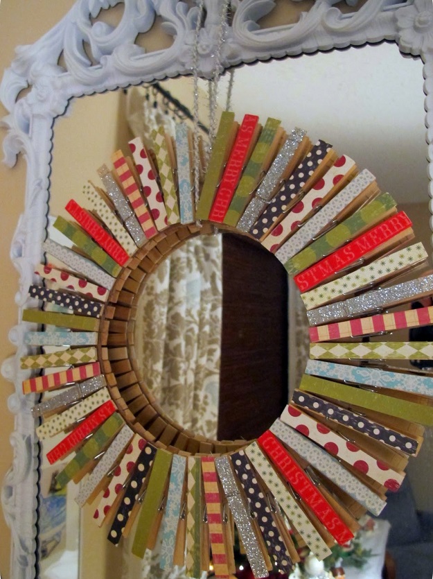 30 طريقة تساعدك على صنع اشياء مبهرة عن طريق مشابك الغسيل بشكل يدوي