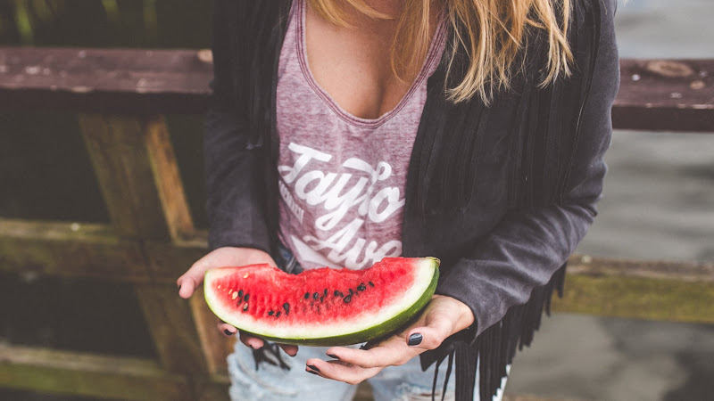 Girl with a Watermelon Slice