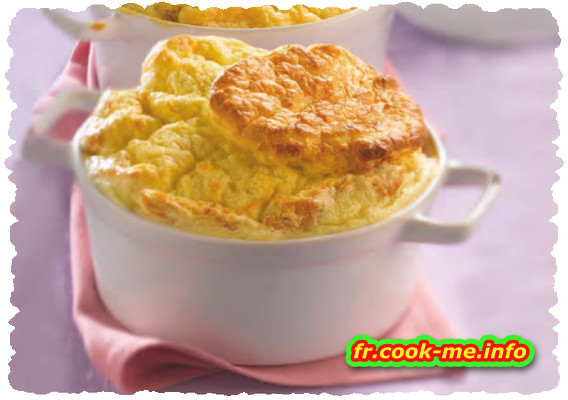 Soufflé aux trois fromages et chou-fleur Soufflé aux trois fromages et chou-fleur