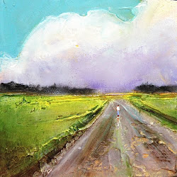 gravel road roads painting acrylic june walk 8tracks