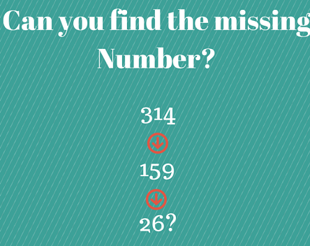 Can you find the missing Number?