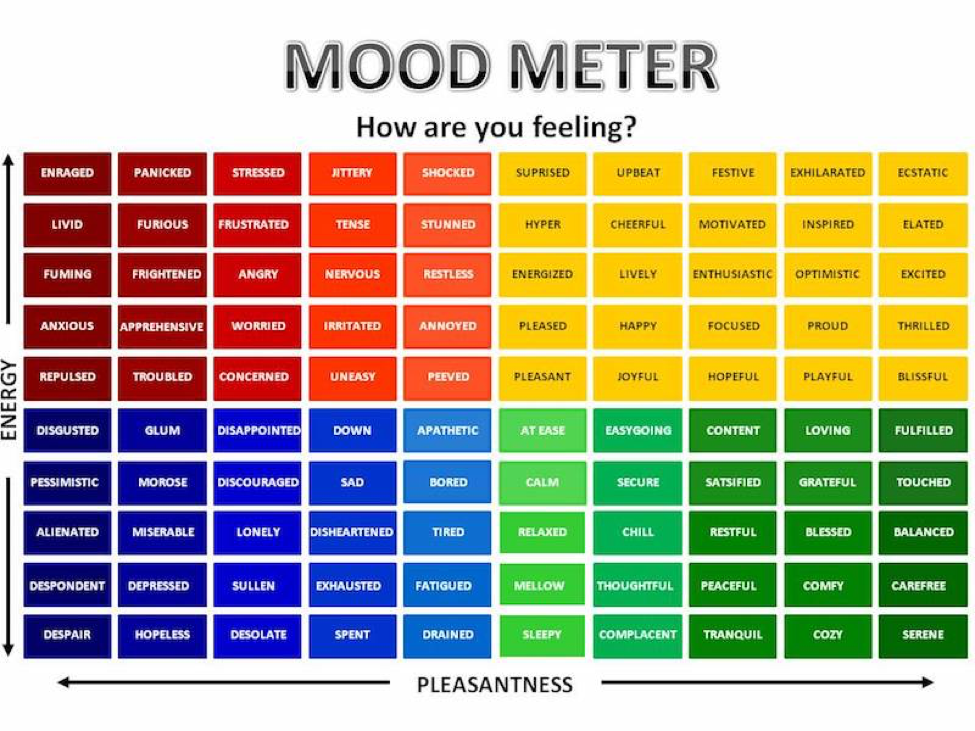 Mood Meter How are you feeling today?