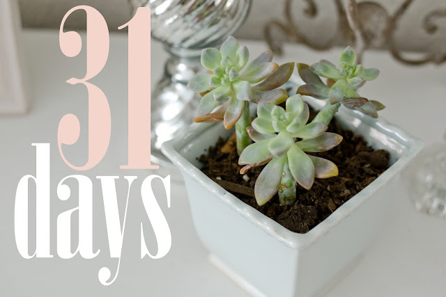 31 days of creative homemaking