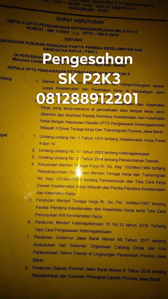 Cv Madini Safety Indonesia 2018